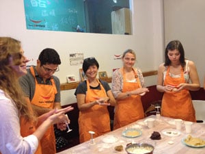making moon cakes