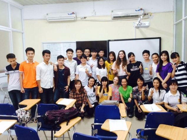 ESL class in Ha Noi, Vietnam 