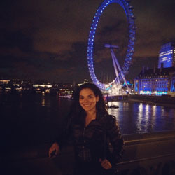 A view of the London Eye