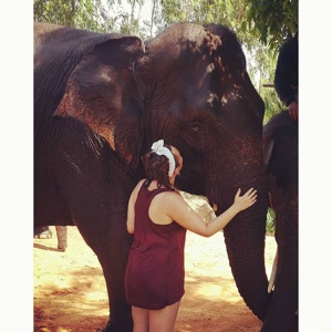 kissing my baby