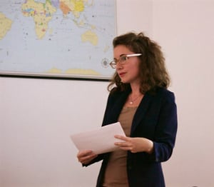 woman teaching