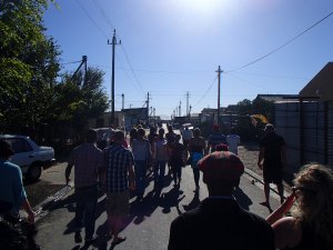 The African Impact team on a Township Tour