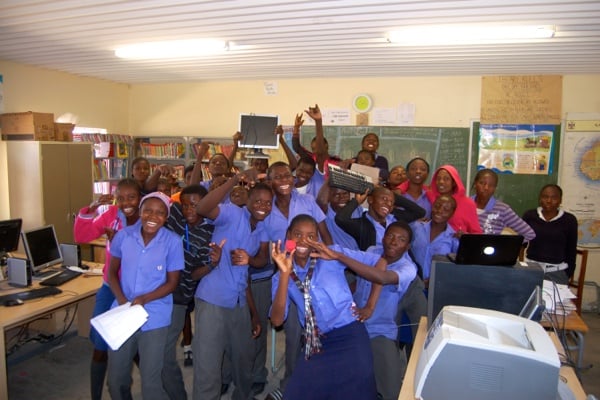 Jacob Henry Teaches English to High School Students in Namibia