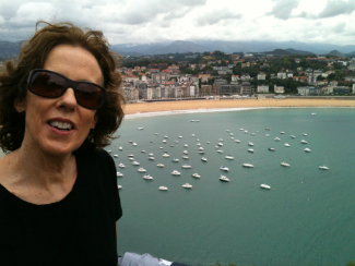 woman by beach