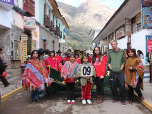 A typical Peruvian festival in the town of Calca