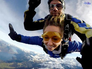 sky diving switzerland