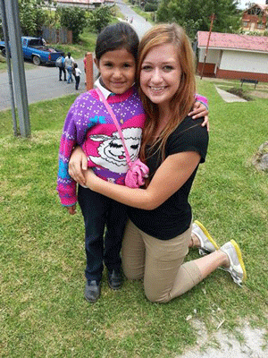 Making new friends in Costa Rica