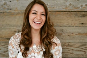 A young woman posing for a photo.