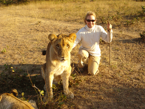 Walking with lions