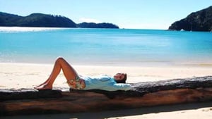 woman on beach