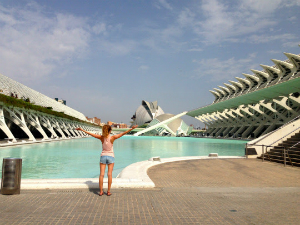 Spending the day at the City of Arts and Sciences.