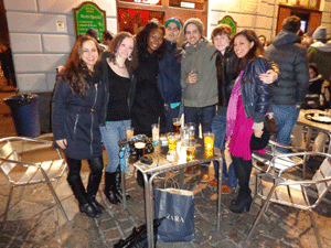 Greenheart volunteers during one of our weekend outings in Turin