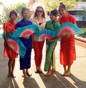 Having our students experience other cultures. Chinese New Year 2014.