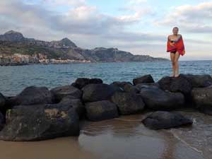 girl in sicily