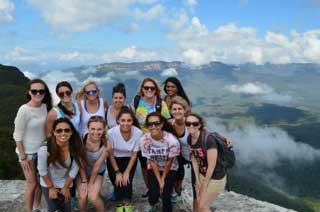 Girls at the Blue Mountains