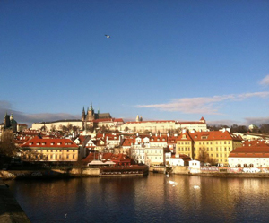 View from the Charles Bridge in Prague