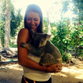 (at Currumbin Wildlife Sanctuary)