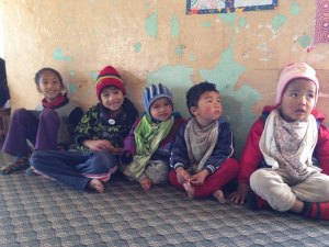 Children at the orphanage in Nepal. 