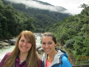 Katelyn and fellow volunteer Katherine Tilton.