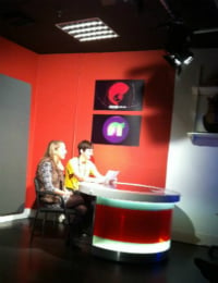 newscasters BBC studios london