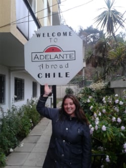 welcome to chile sign