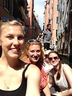 Friends on a Gondola ride