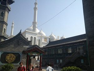 The Muslim quarter in Hohhot, Inner Mongolia