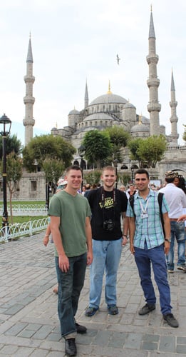 CAPA Istanbul students on a guided city tour of Istanbul