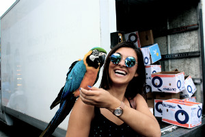 A young woman posing for a photo.