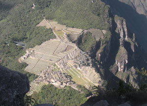 An overview look of all of Machu Picchu.