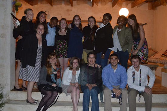 Amanda with other AIFS alumni in South Africa