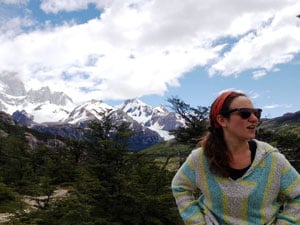 hiking Fitz Roy in El Chalten Argentina