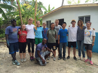 house, students, dominican republic