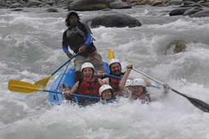 white water rafting