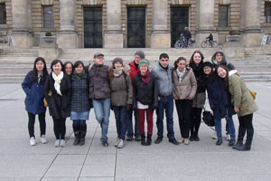 VFP volunteers exploring Germany
