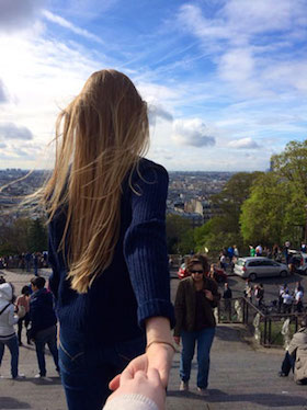 The view from Sacre Coeur in Paris