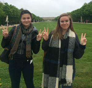 Becca at Versailles