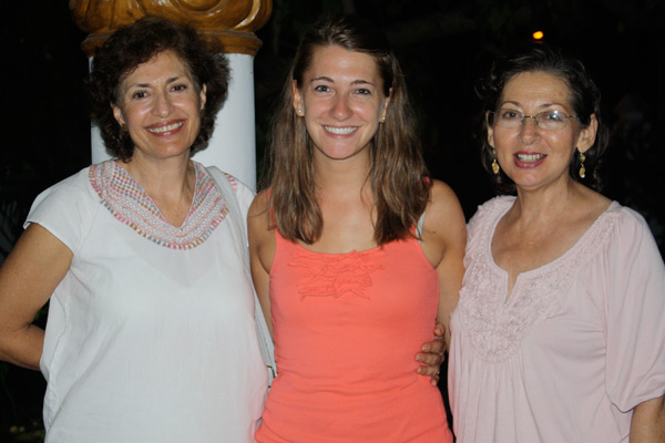 Emily with her Spanish professor and host mom