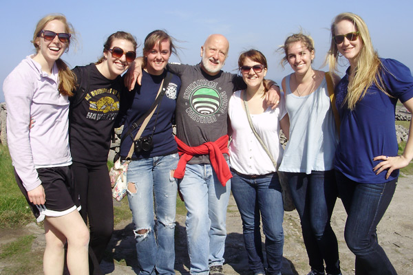 (L to R) Regan, Elizabeth, Jade, Tecwyn (Program Director), Blair, Rachel, and S