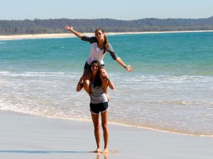 Jenny at Stradbroke island