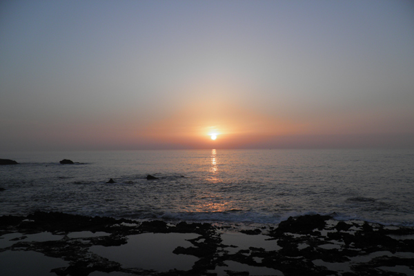 A beautiful Moroccan sunset