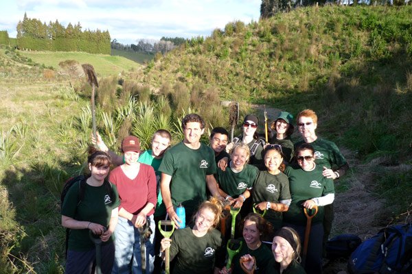 Volunteers in New Zealand with ISV