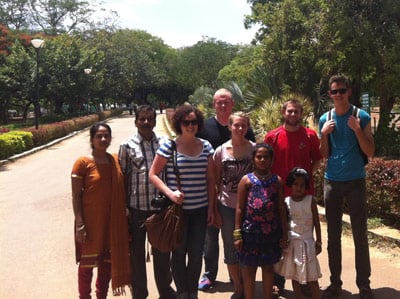 Group of friends in India