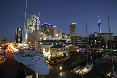 New Zealand city skyline