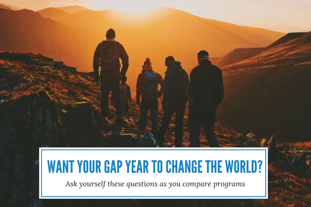 Questions to Ask Yourself as You Compare Gap Year Programs