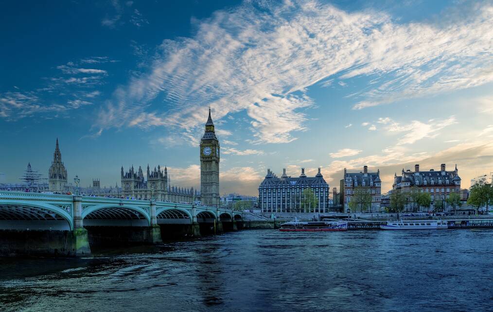 Houses of Parliament at Sunset