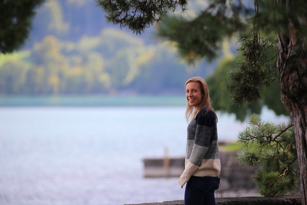 Au Pair in Switzerland - Woman by Lake