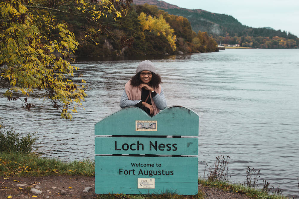 What It's Really Like to Study in the U.K. - Girl at Loch Ness