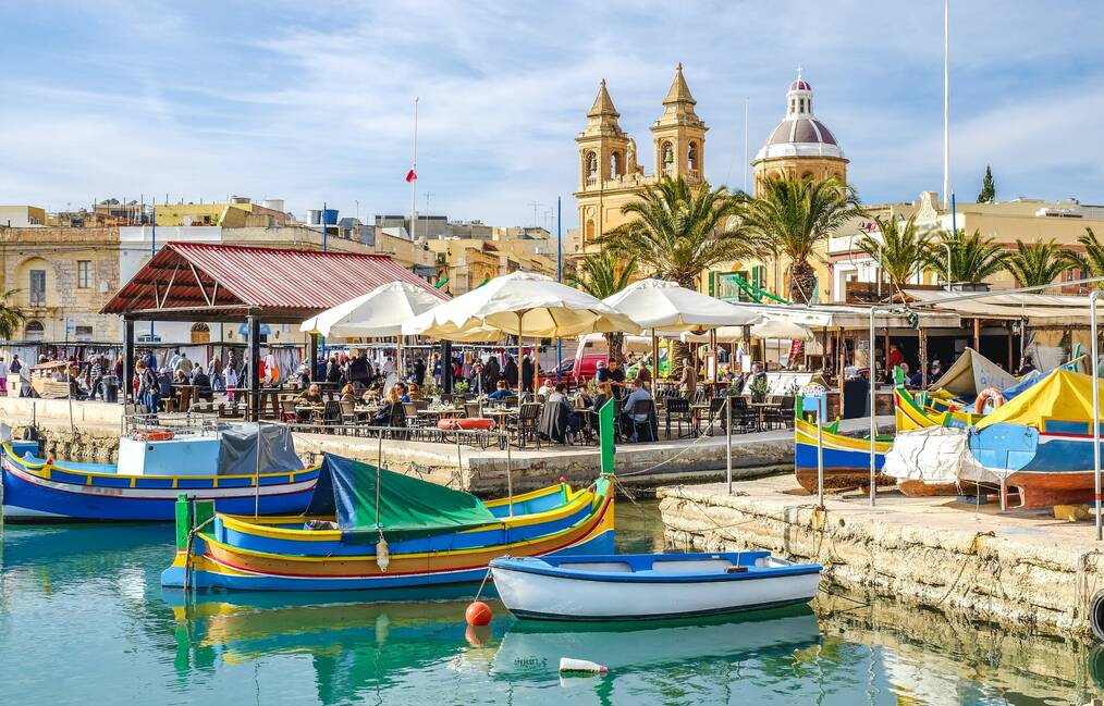 Fisherman village in Malta