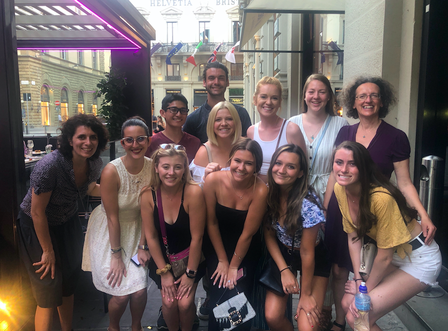Hailey P., Florence, Italy with API Group of students